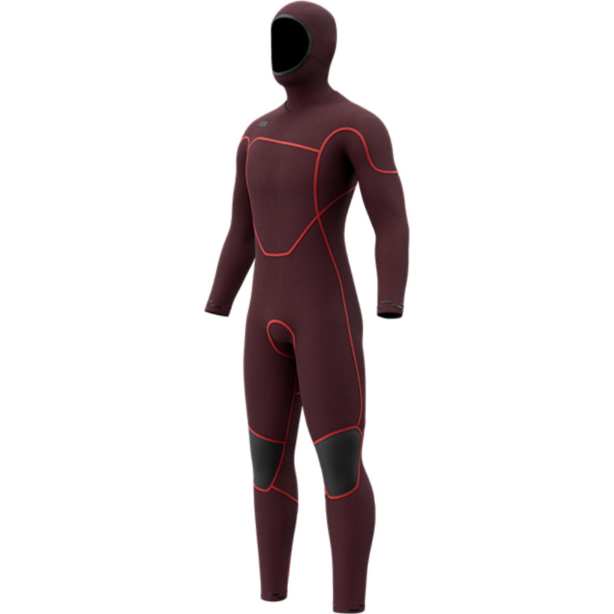 2026 Mystic Heren Voltt 6/4/3mm Borst Ritssluiting Met Capuchon Wetsuit 35000.270000 - Black